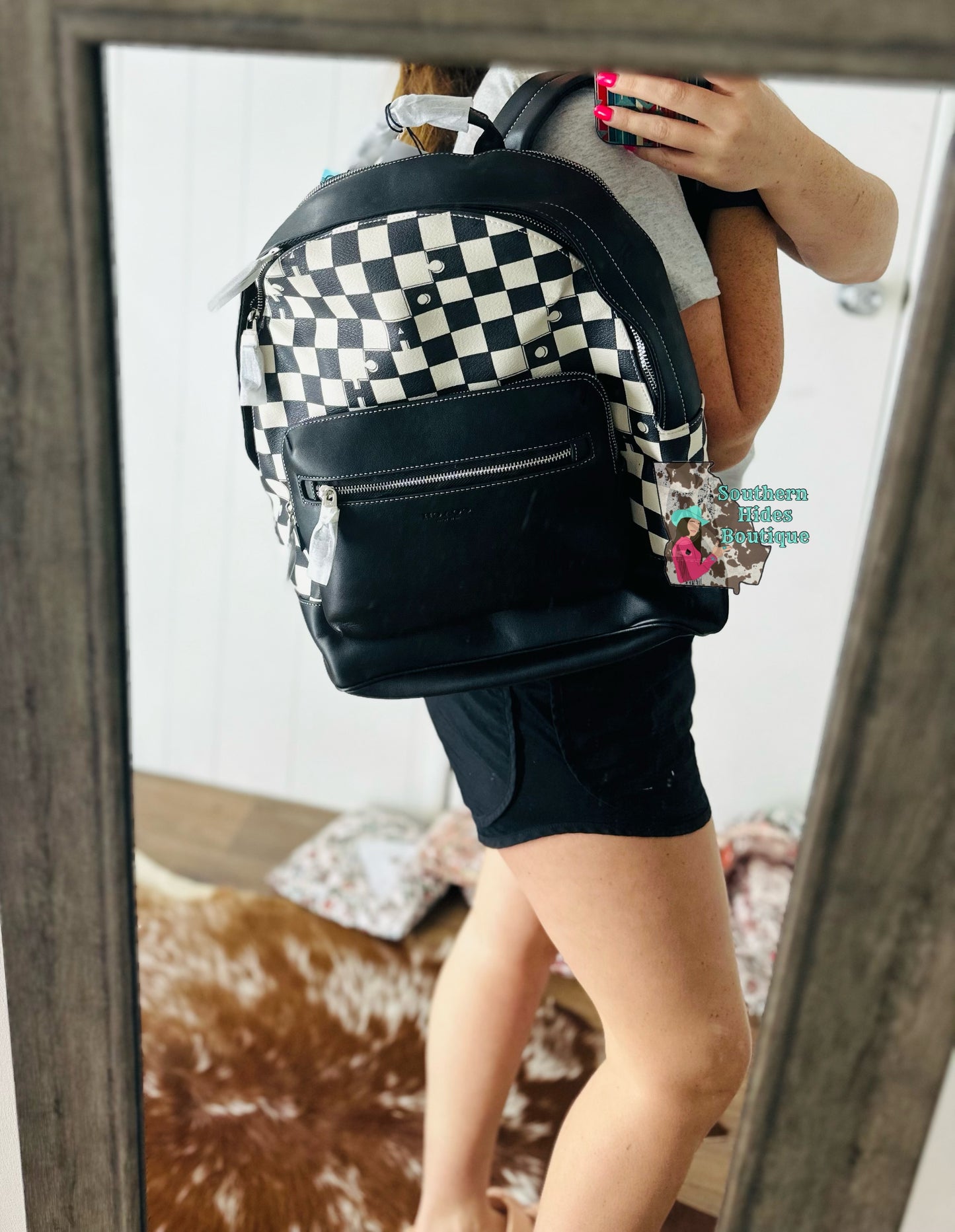 Checkered Backpack **PRE ORDER**