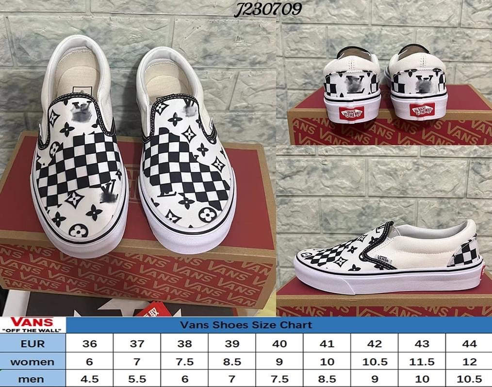 Checkered Slip Ons **PRE ORDER**