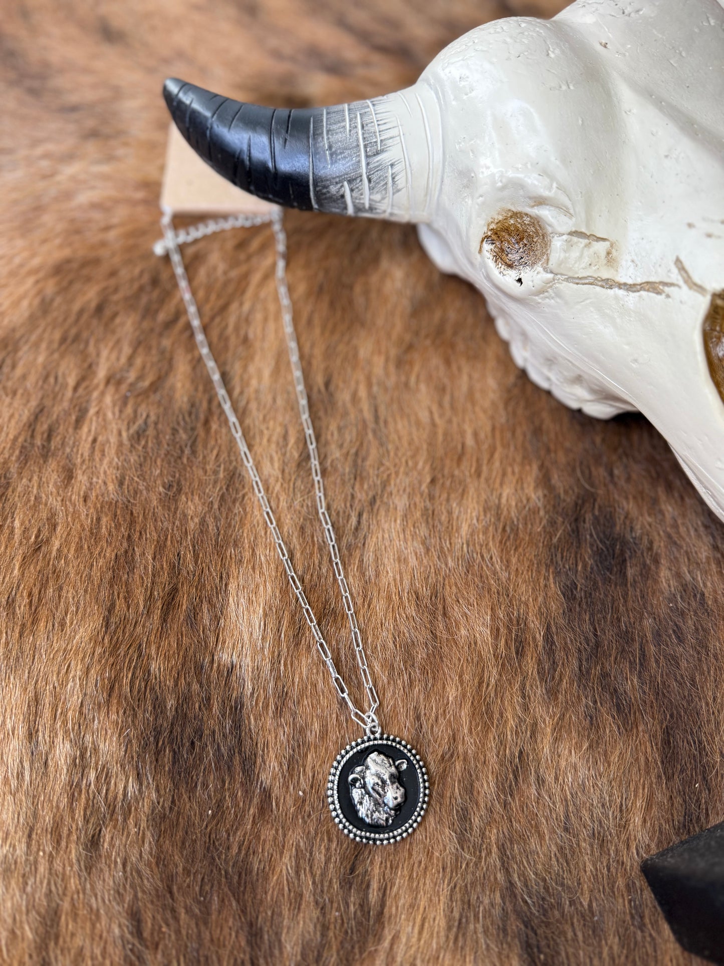 Cow head Necklace