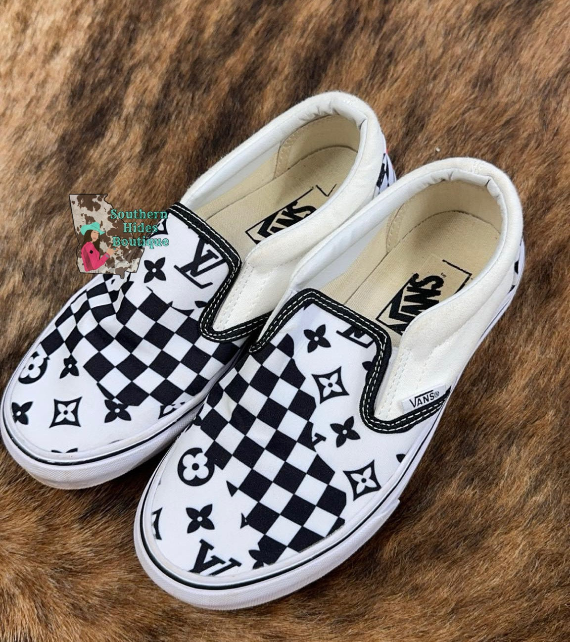 Checkered Slip Ons **PRE ORDER**