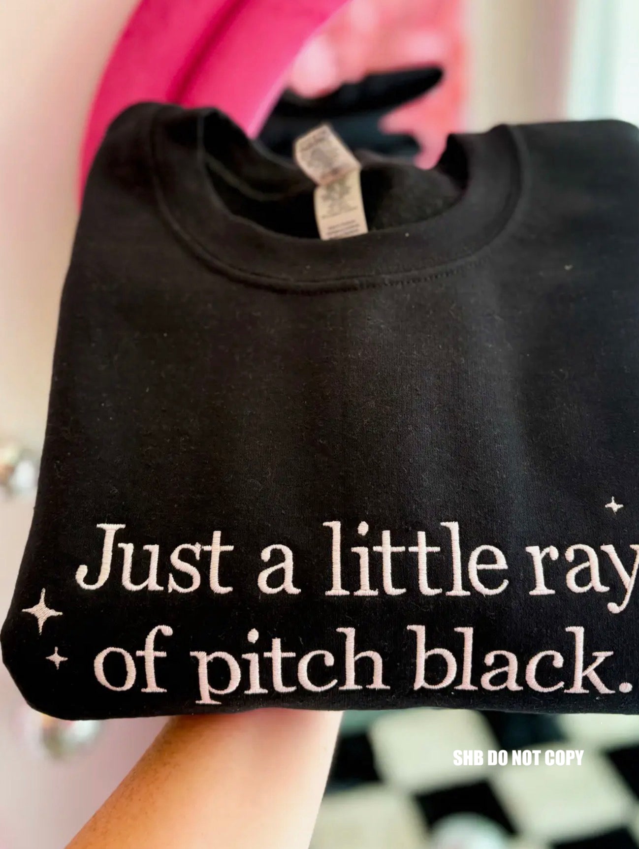 Ray Of Pitch Black Crewneck *pre order*