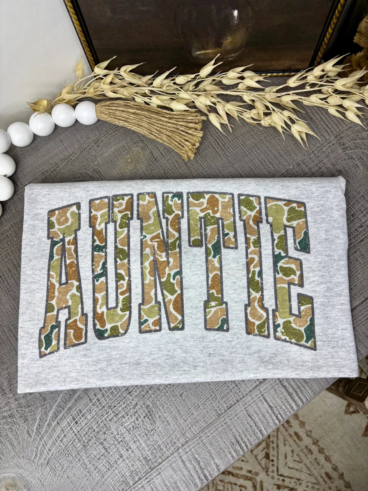 Camo Auntie Tee