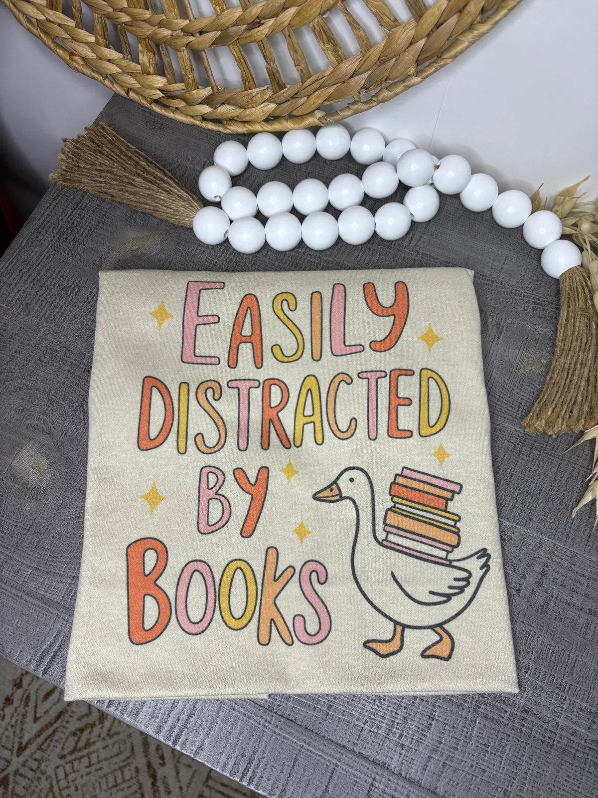Distracted By Books Tee