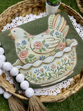 Vintage Floral Hen Tee (DTF)