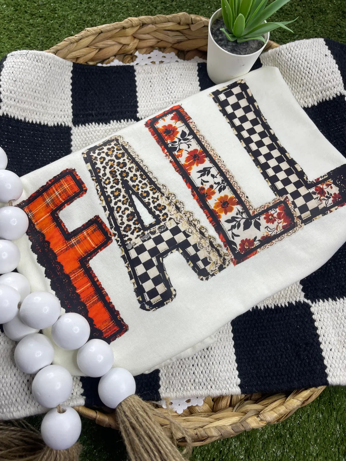 Checkered Fall Tee (DTF)