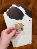 Checkered Bolt Earrings