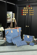 Denim Purse Set **PRE ORDER**