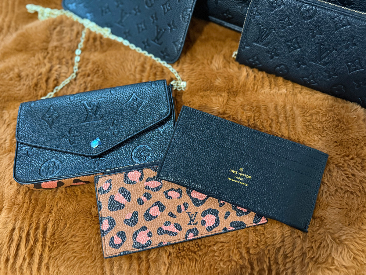 Black Leopard Neverfull Set