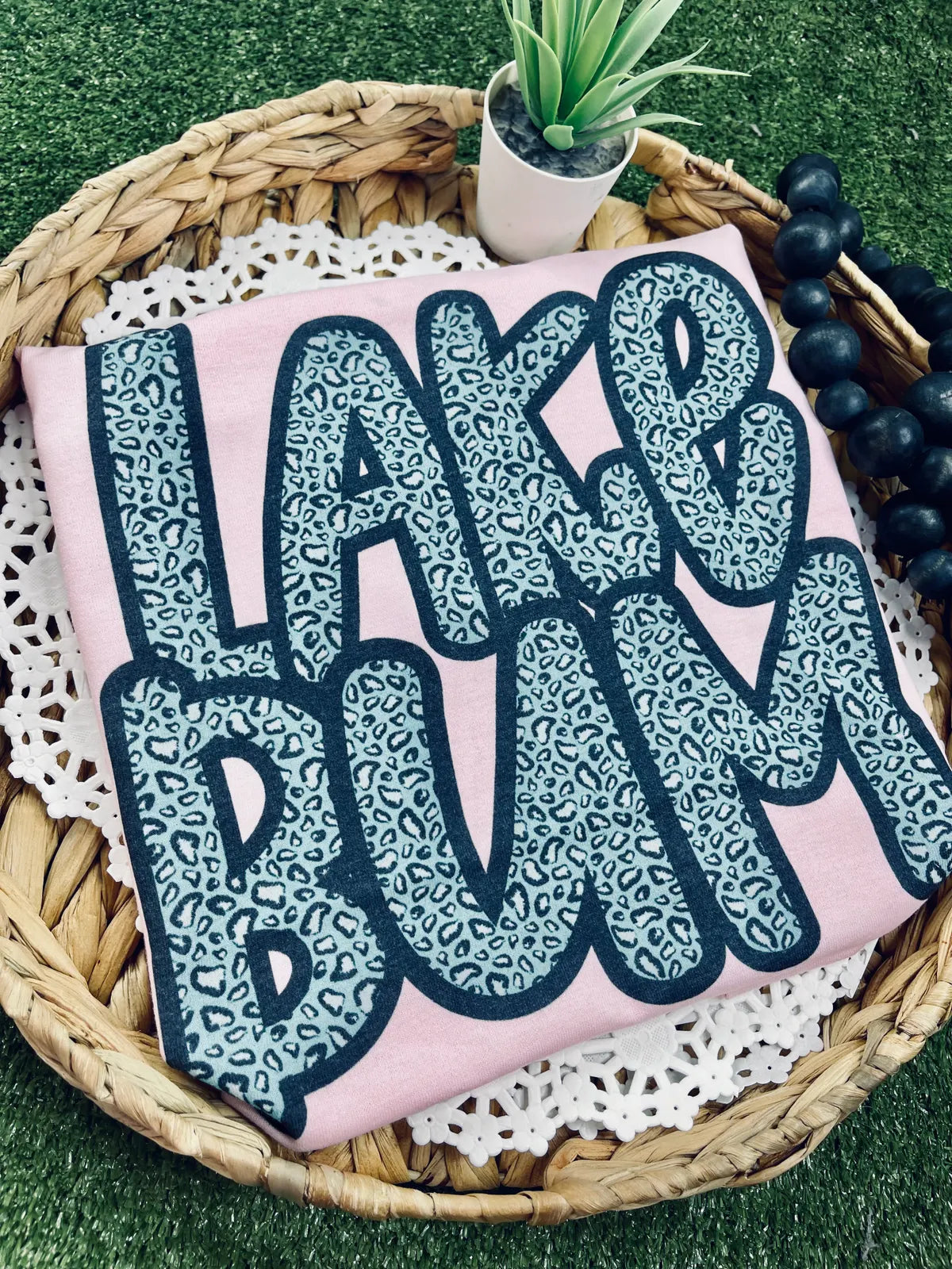 Leopard Lake Bum Tee
