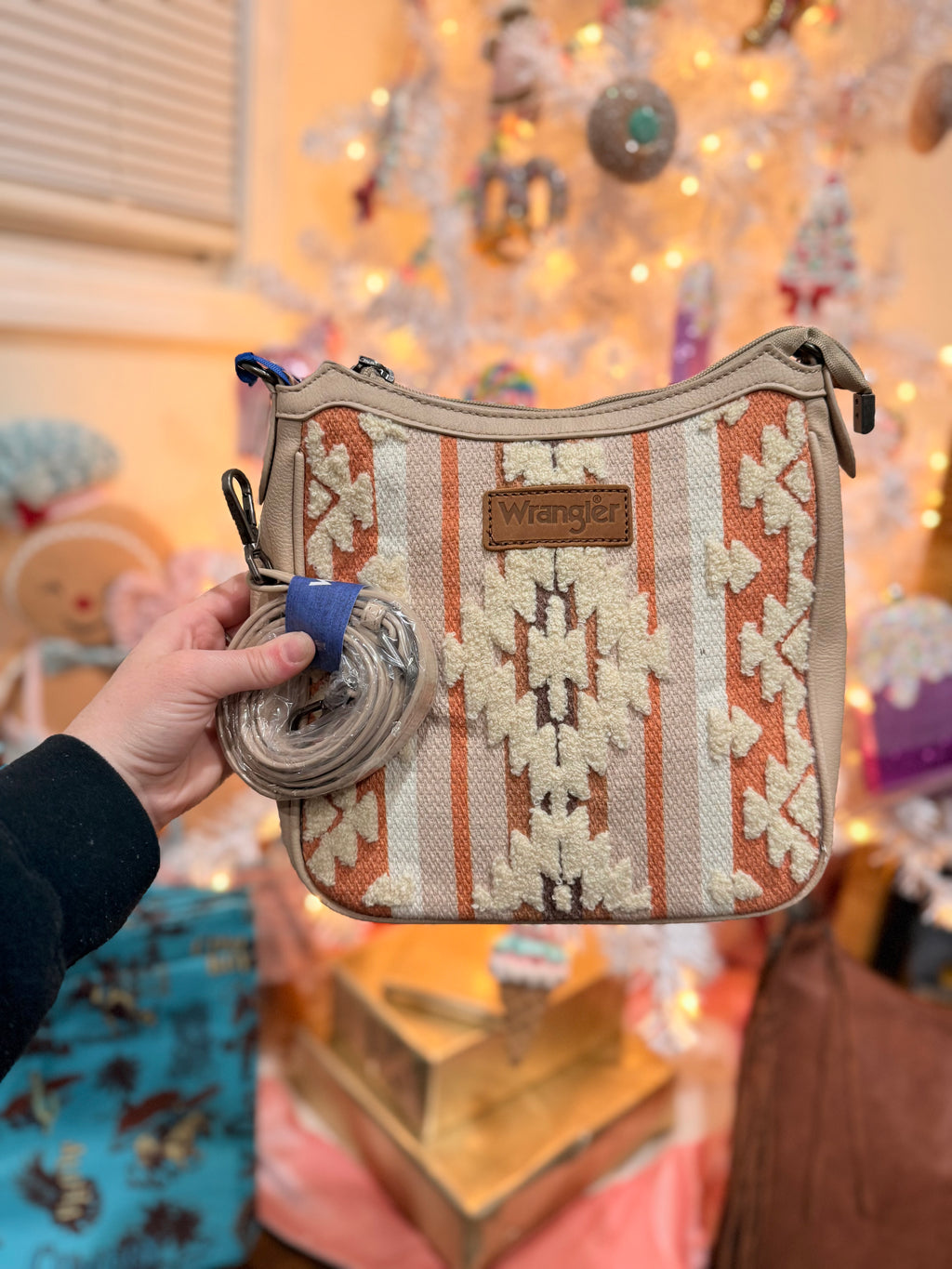 Wrangler Aztec Sherpa Crossbody