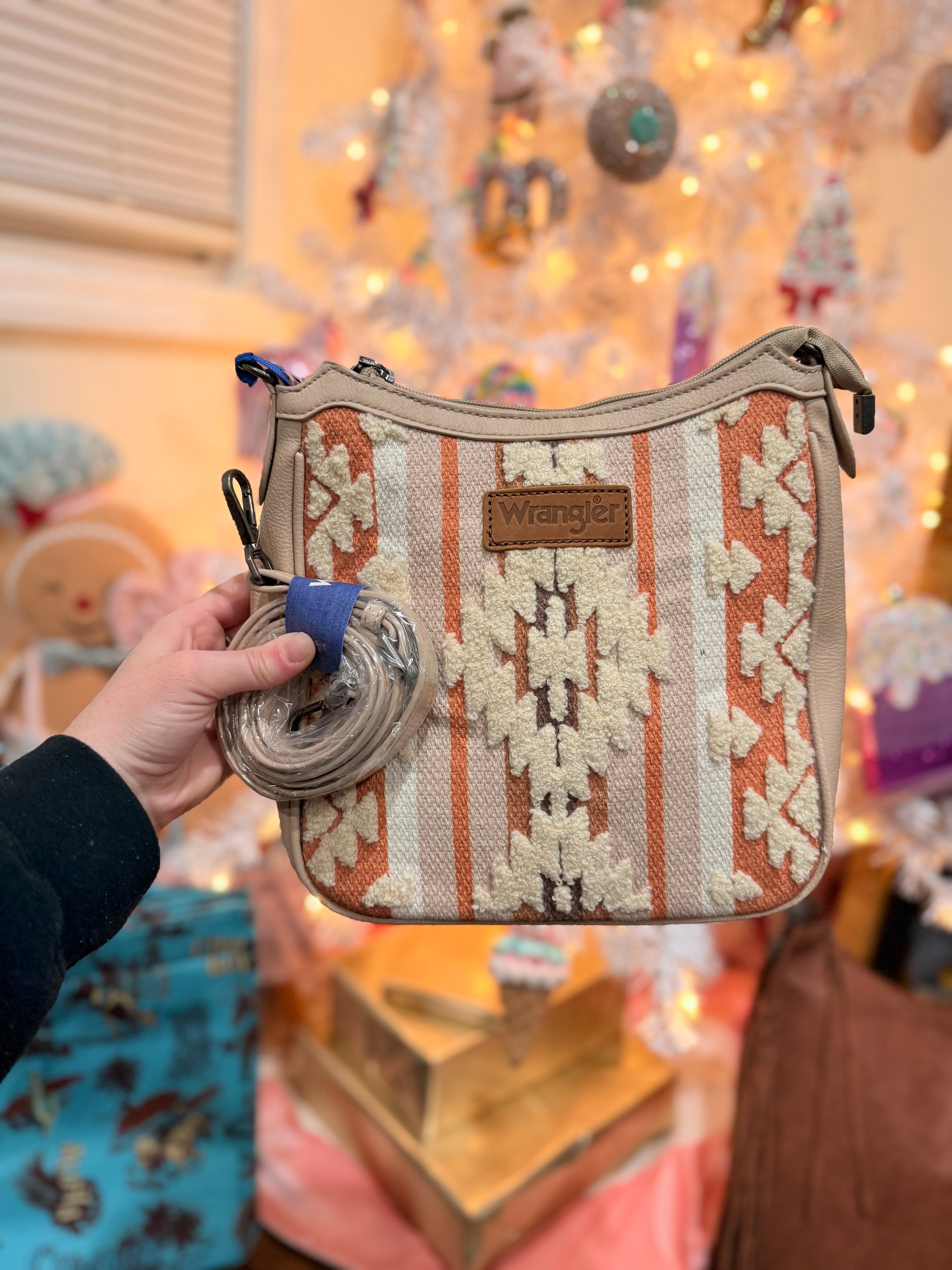 Wrangler Aztec Sherpa Crossbody