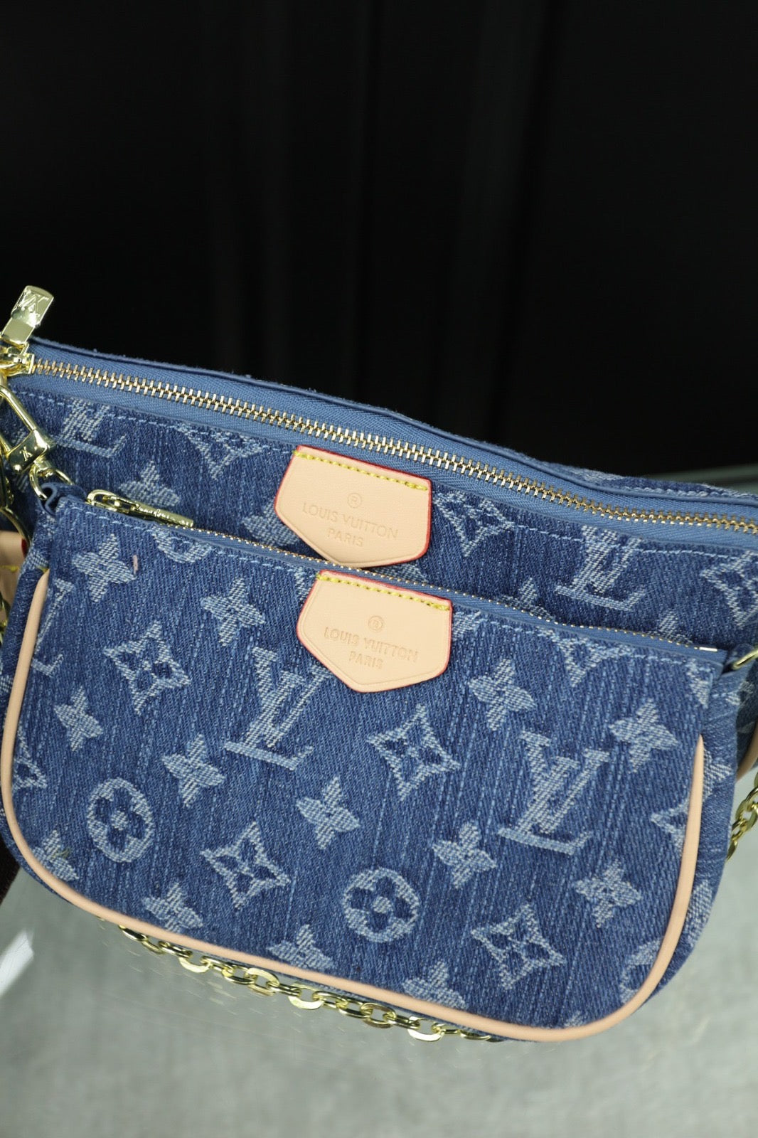 Denim Purse Set **PRE ORDER**