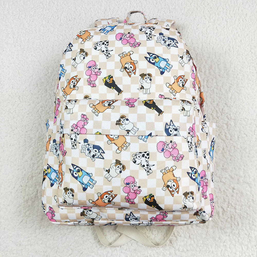 Blue Dog Checkered Backpack & Lunchbox **PRE ORDER**