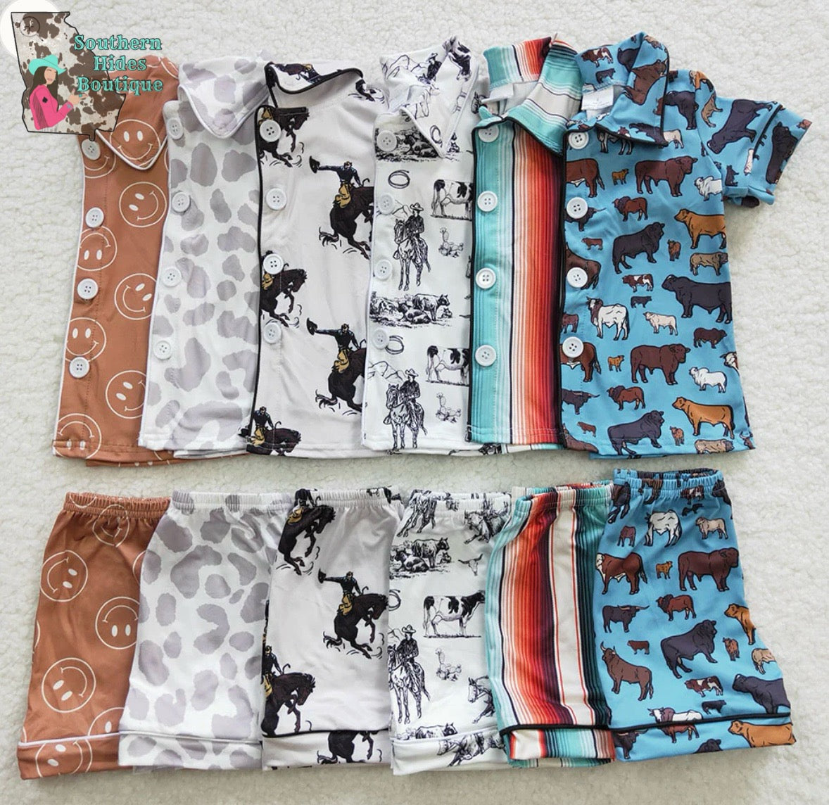 Kid’s Western PJ’s **PRE ORDER**