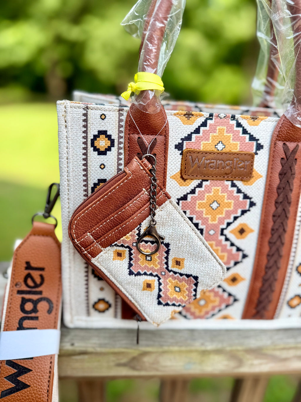 Aztec Wrangler Crossbody & Wallet Set
