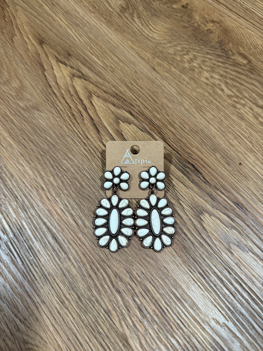 Coppertone Concho Earrings