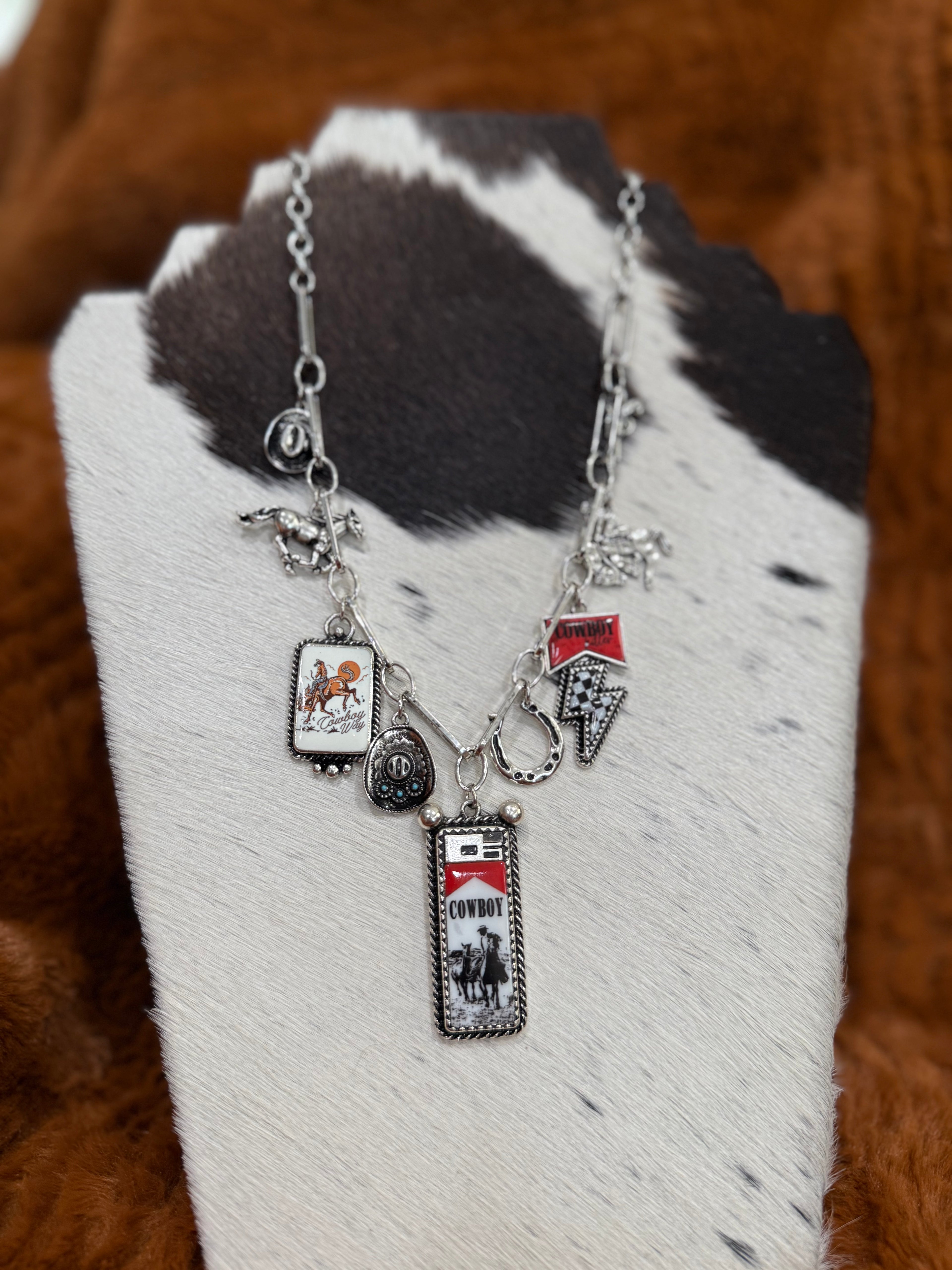 Cowboy Killer Charm Necklace