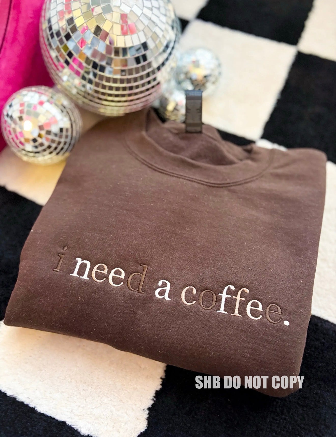 I need a coffee crewneck *pre order*