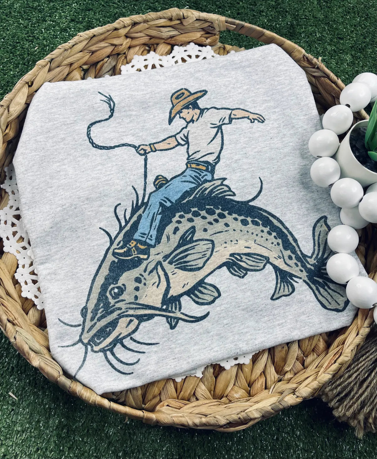Catfish Cowboy Tee