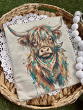Turquoise Highland Tee