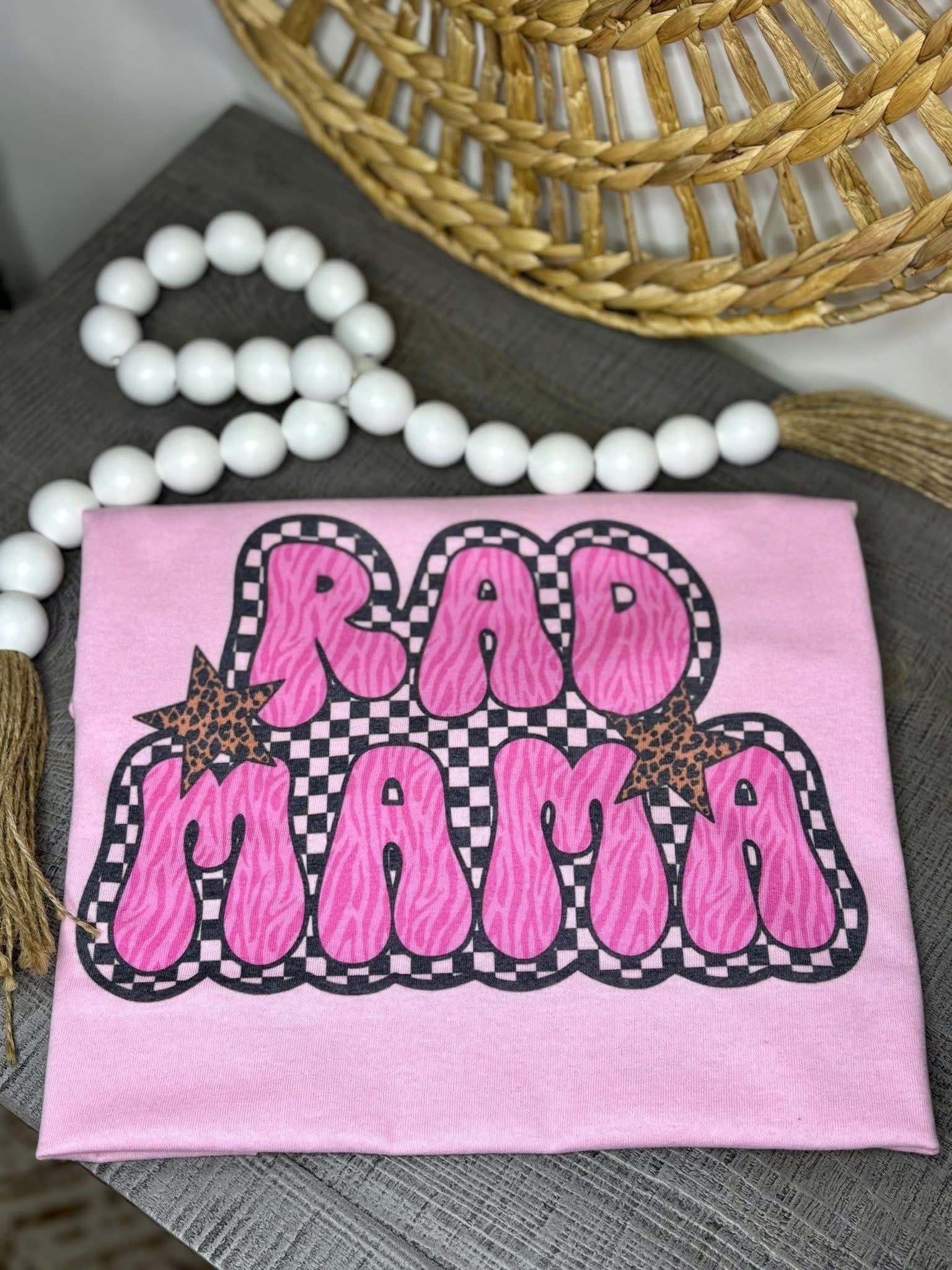 Checkered Rad Mama Tee