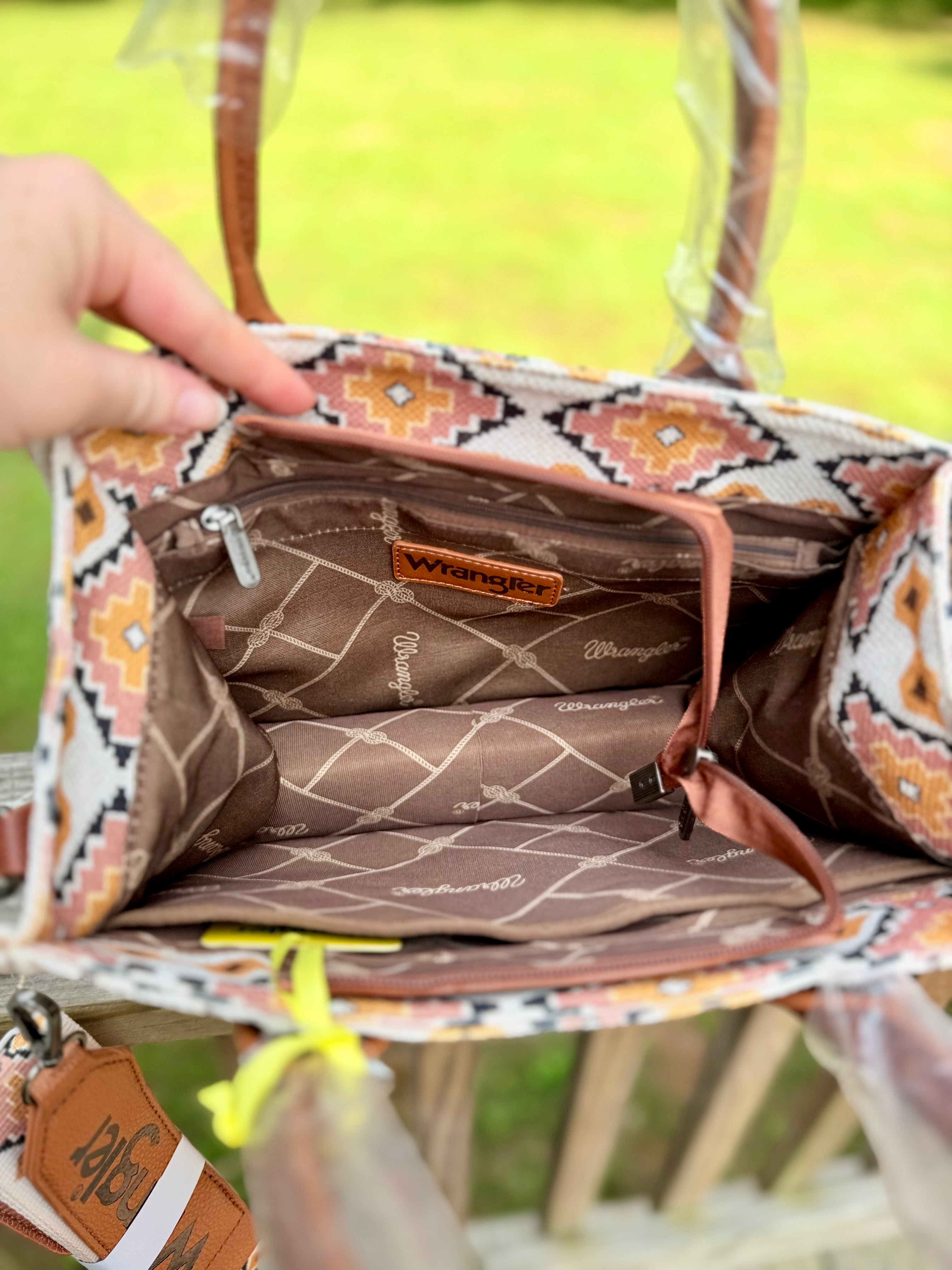 Aztec Wrangler Crossbody & Wallet Set