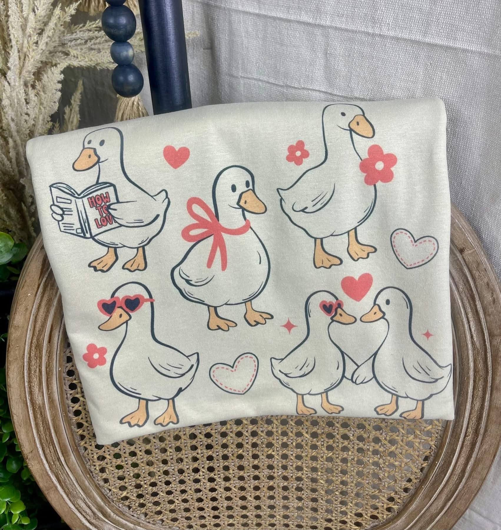 Valentines Geese Tee