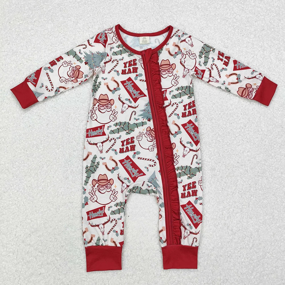 Howdy Santa Sibling PJs **PRE ORDER**