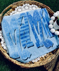 Blue Stripe Mama Tee