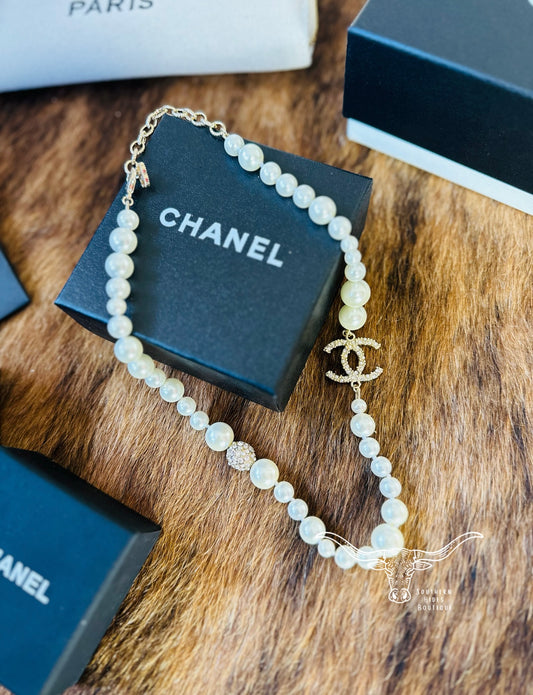 CC Pearl Necklace **PRE ORDER**