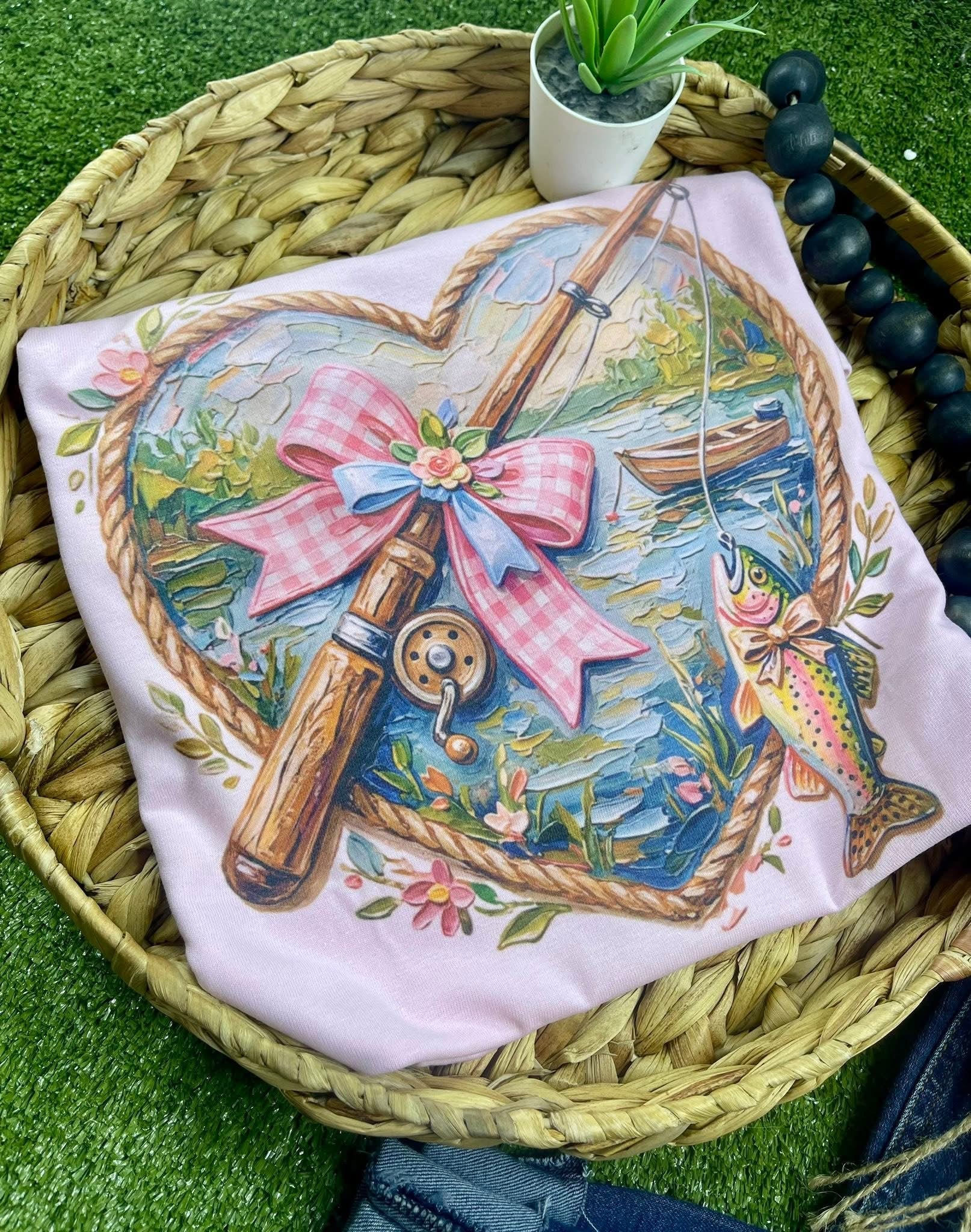 Pink Fishing Tee