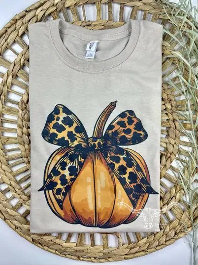 Leopard Pumpkin Tee