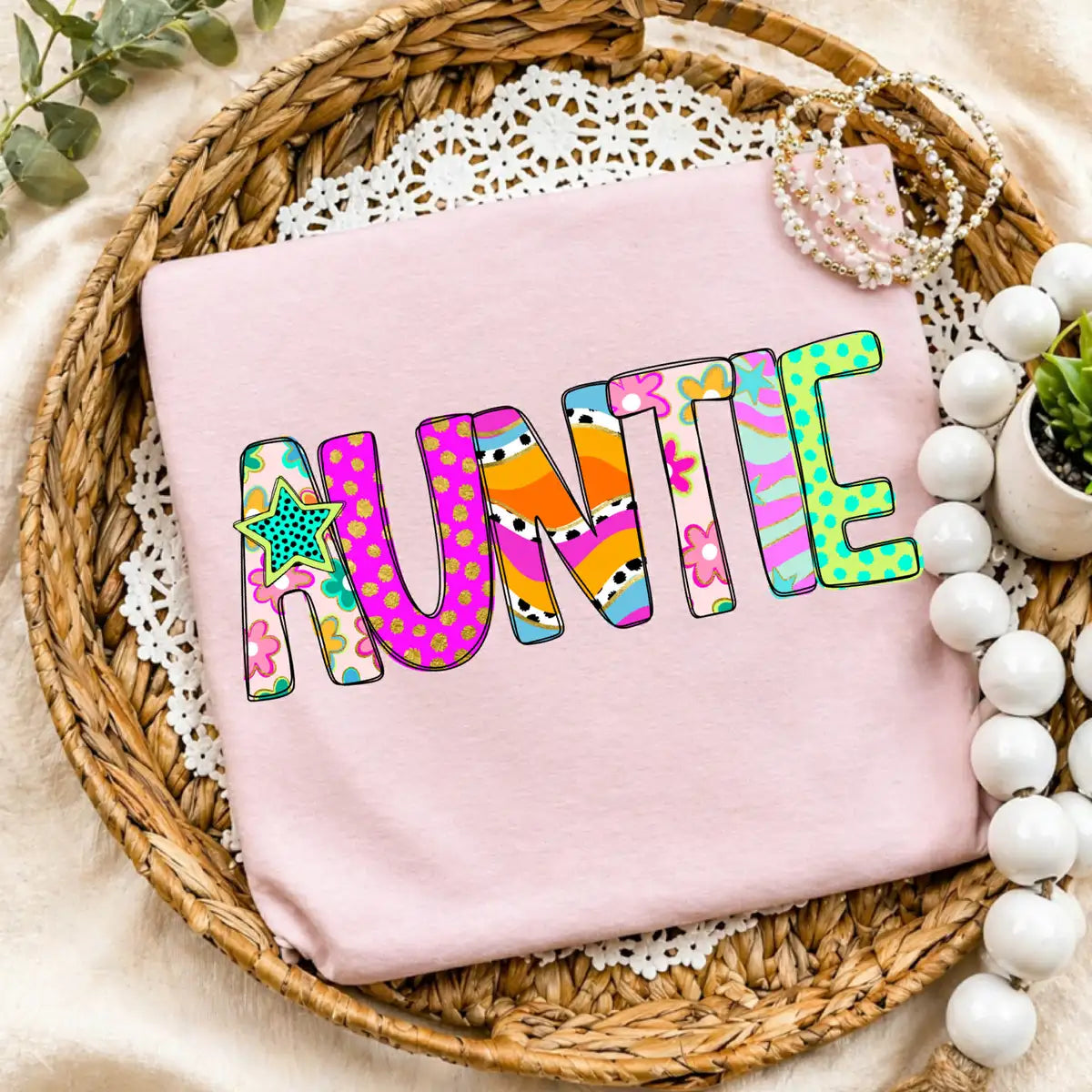 Neon Auntie Tee (DTF)