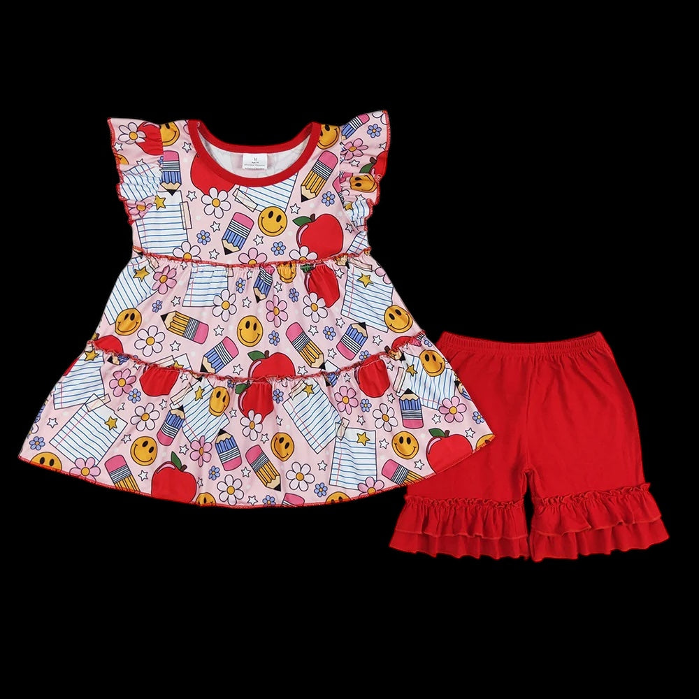 Back To School Shorts Set