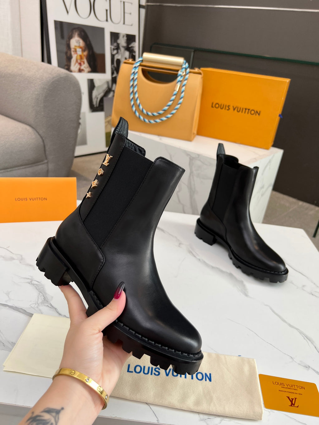 Monogram Boots **PRE ORDER**