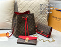 Red Bucket Purse Set **PRE PRDER**