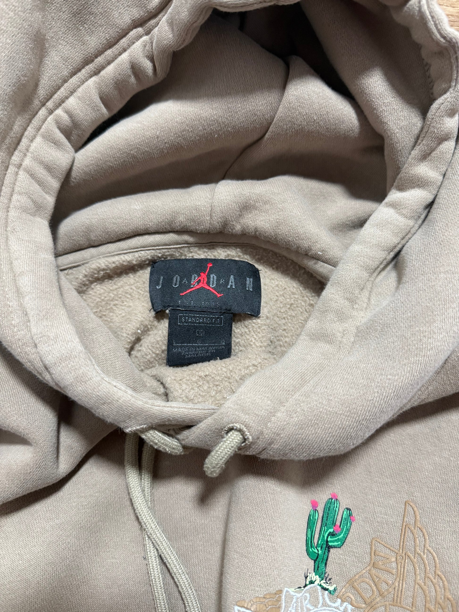 Air Jordan + Cactus Jack Hoodie Size Lg