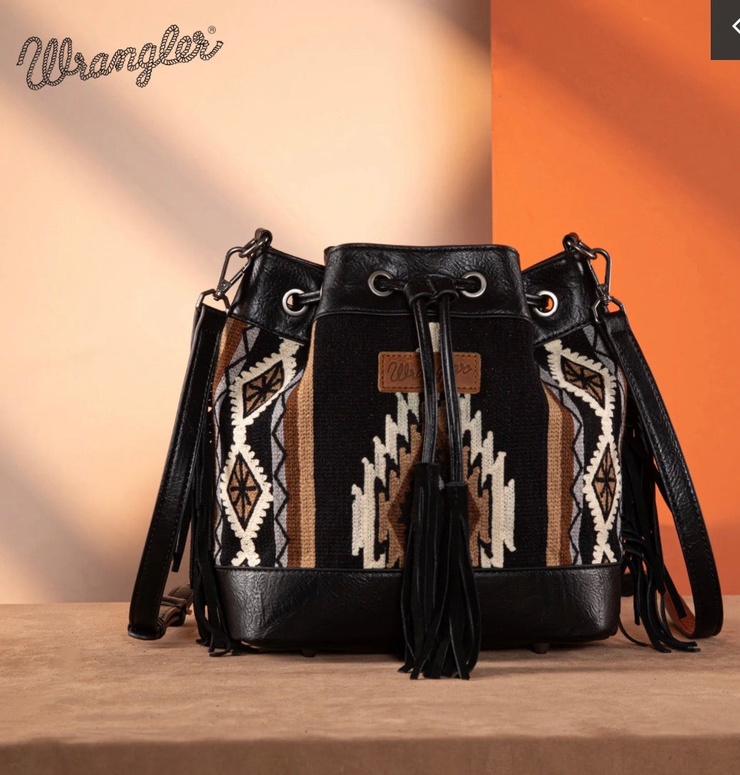 Wrangler Aztec Bucket Bag