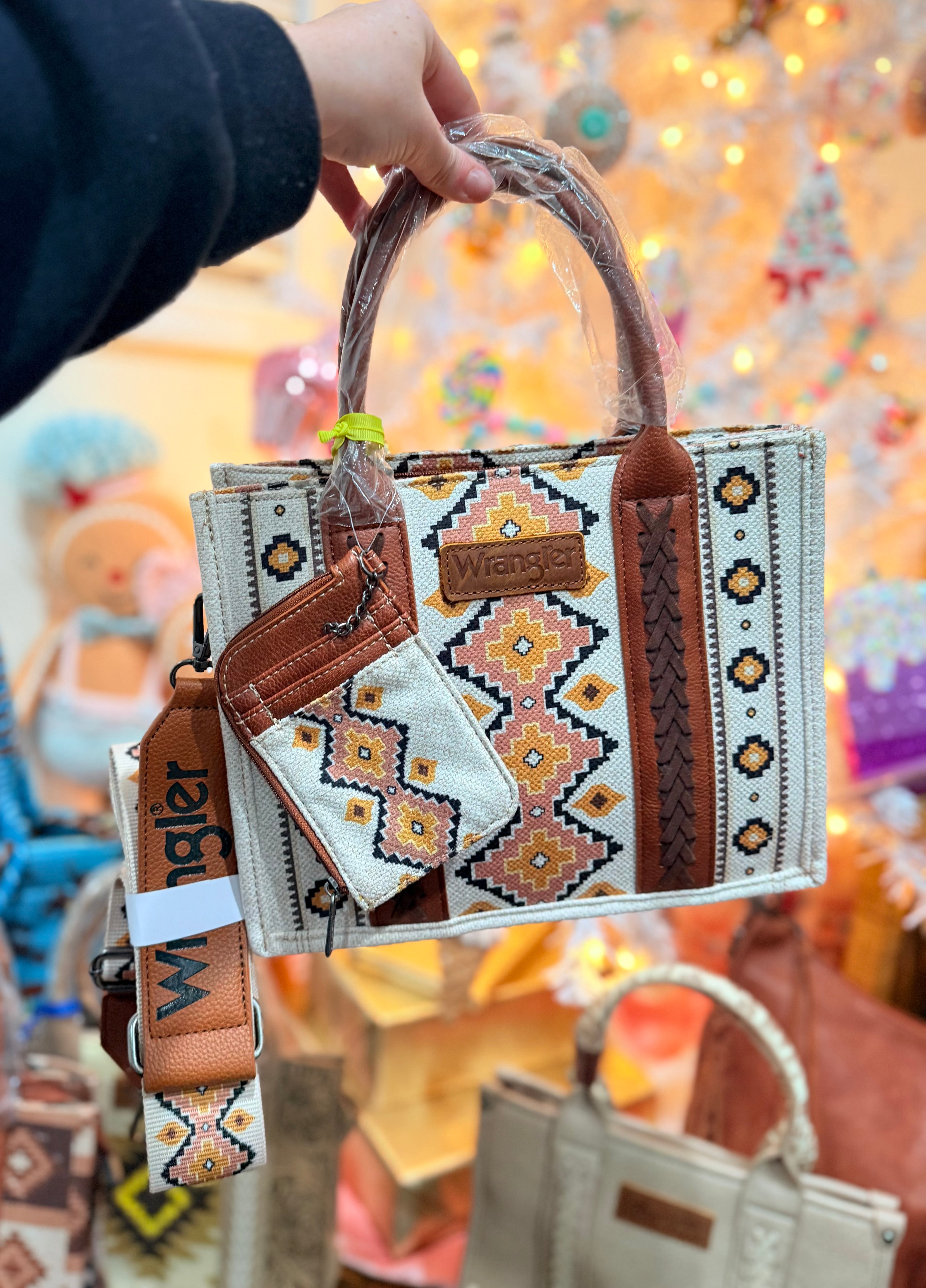 Aztec Wrangler Crossbody & Wallet Set