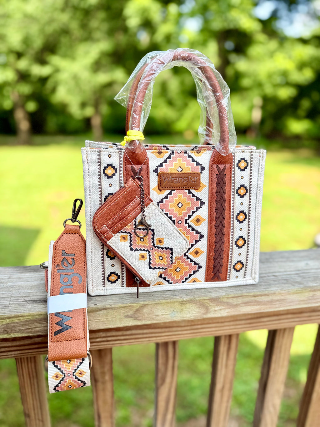 Aztec Wrangler Crossbody & Wallet Set