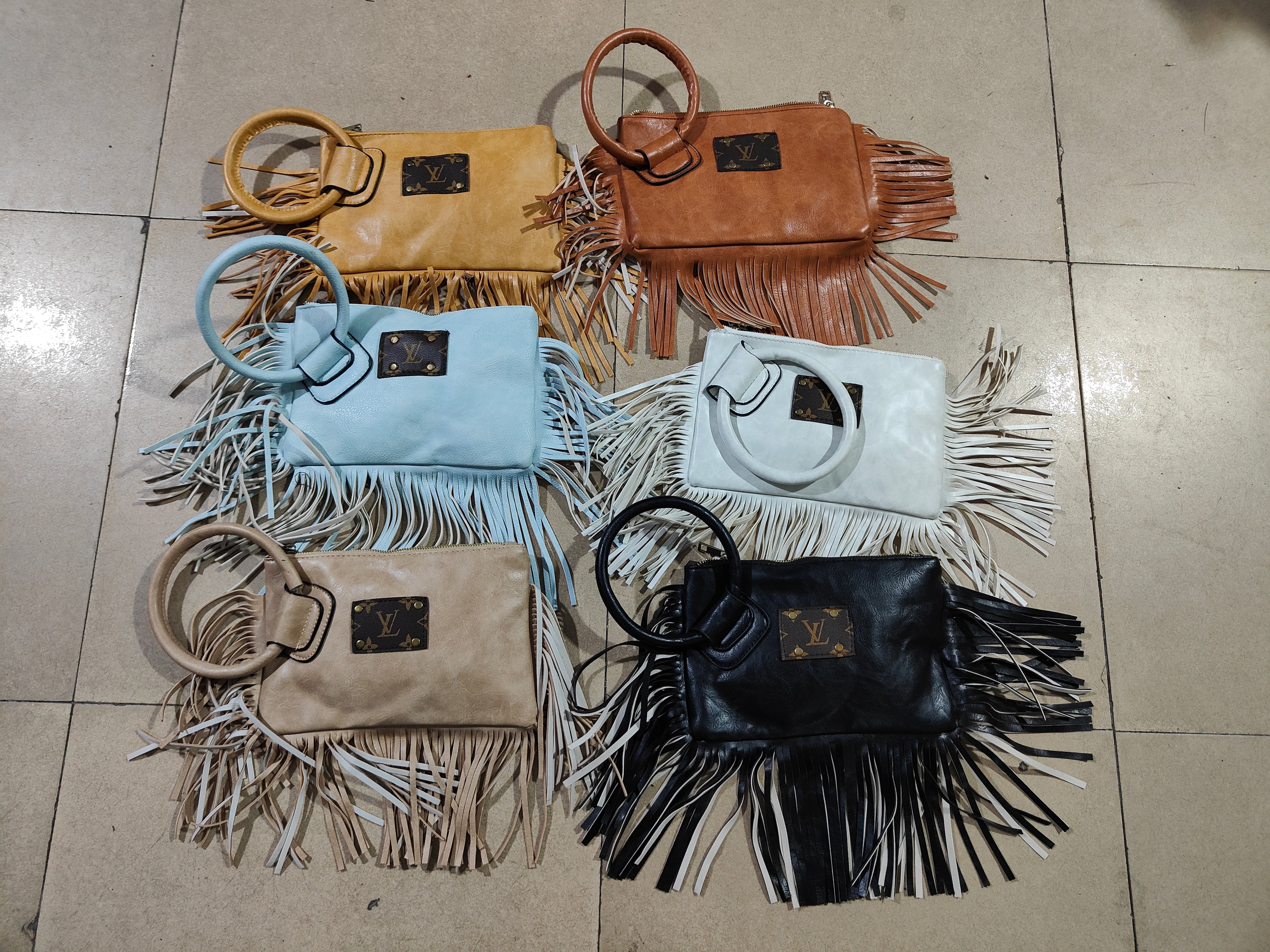 Fringe Wristlet Bag
