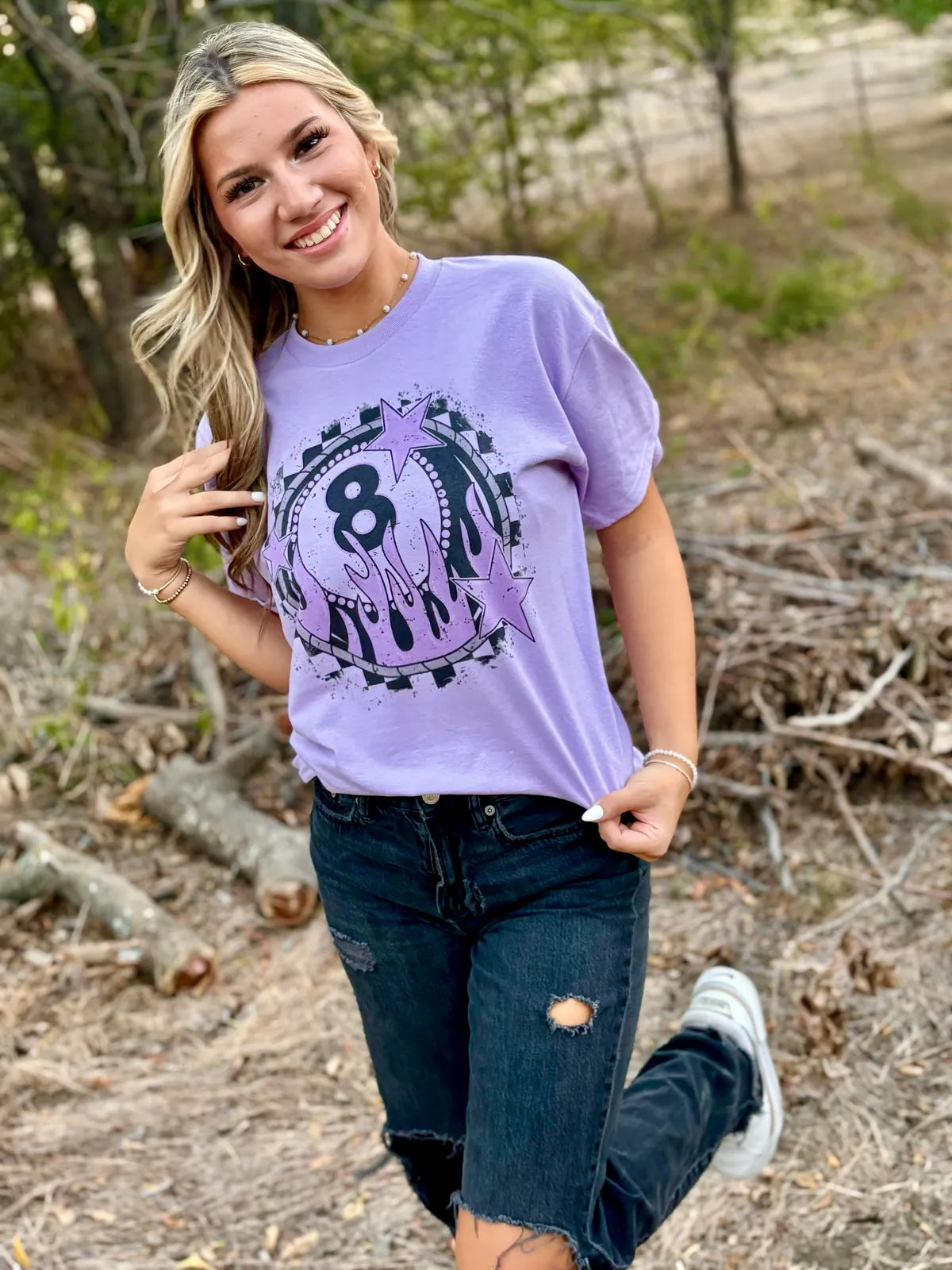 Purple 8Ball Tee