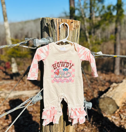 Howdy Valentine Romper