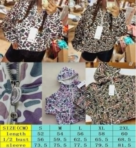 Lulu Camo Scuba Hoodies **PRE ORDER**