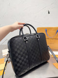 Checkered Laptop Messenger Bag **PRE ORDER**