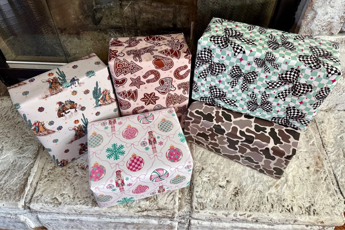 Wild West Wrapping Paper **PRE ORDER**