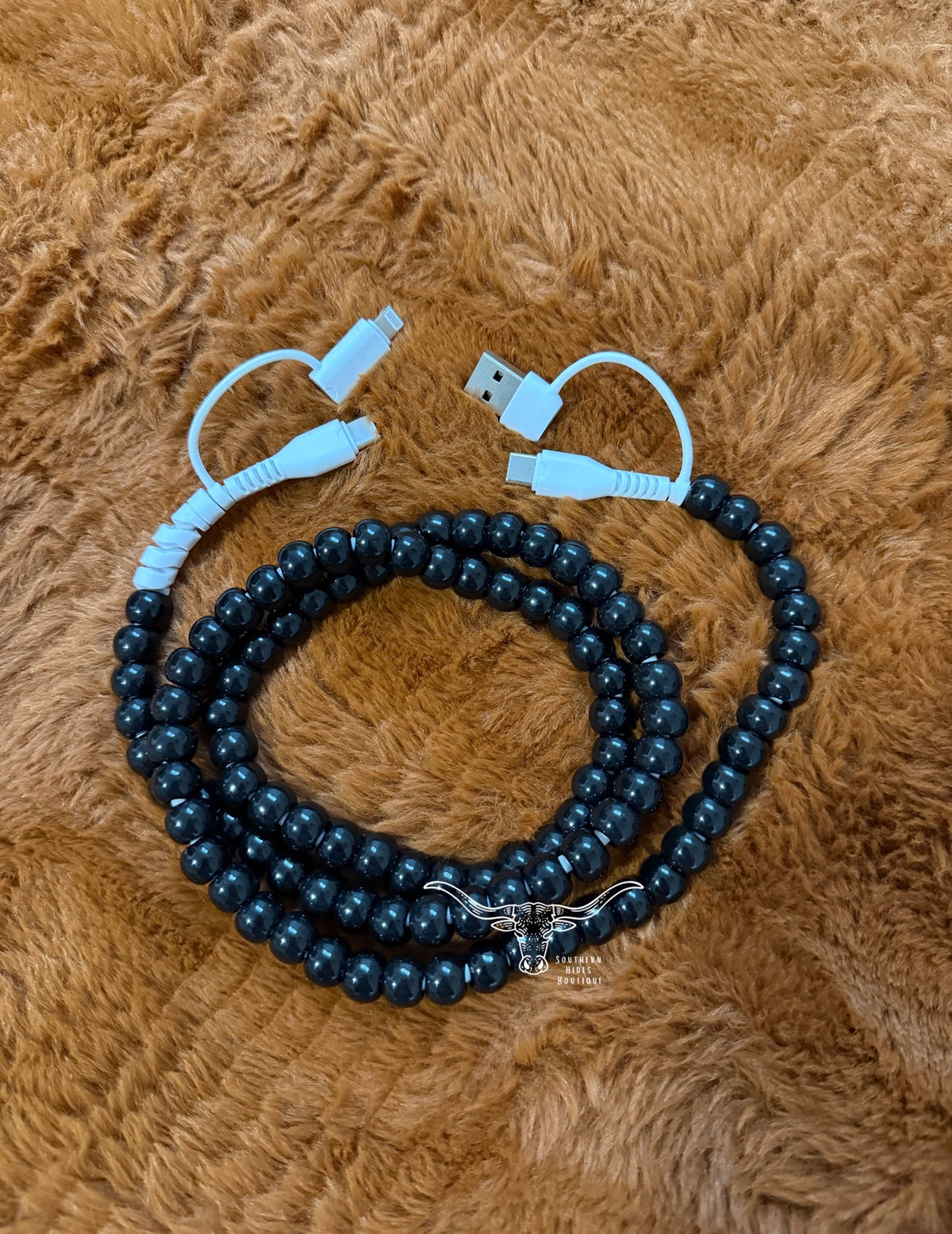 4-in-1 Beaded Phone Charger