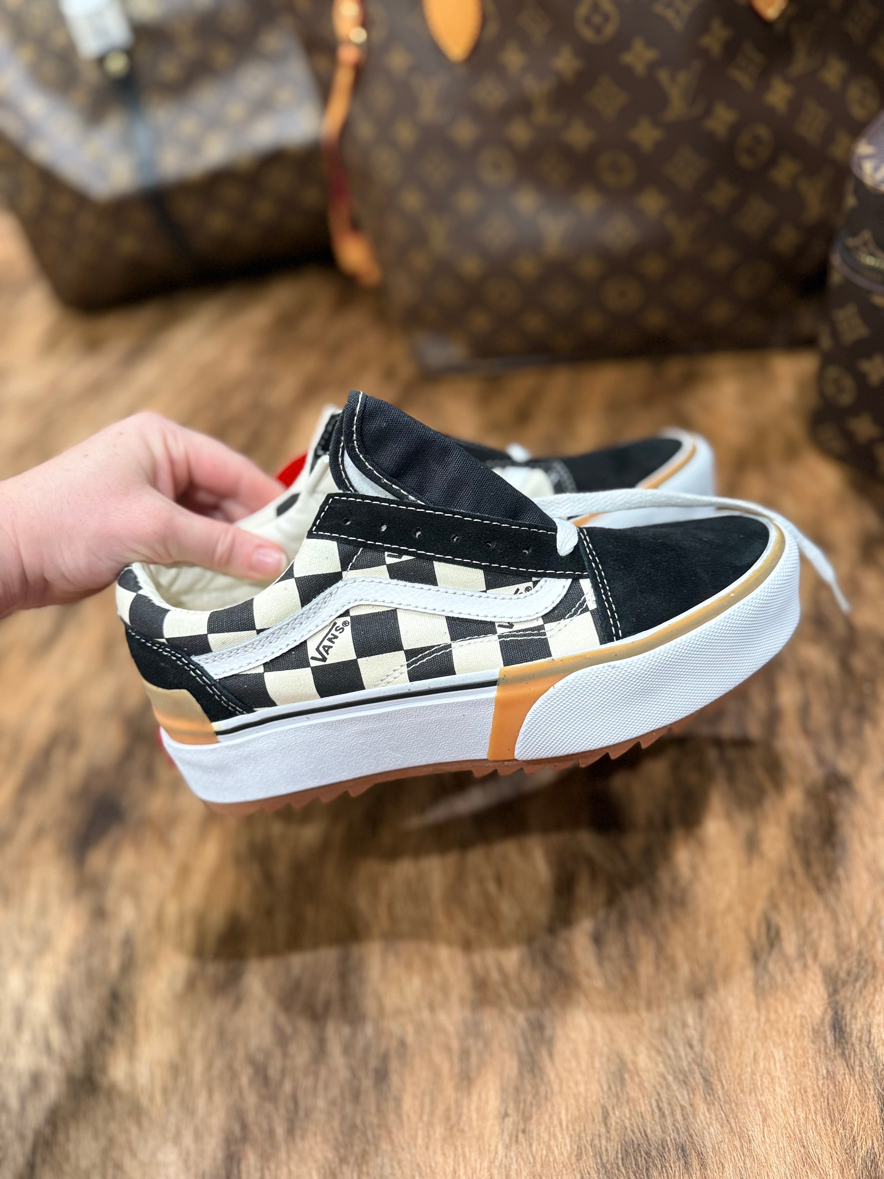 Platform Checkered Shoes **PRE ORDER**