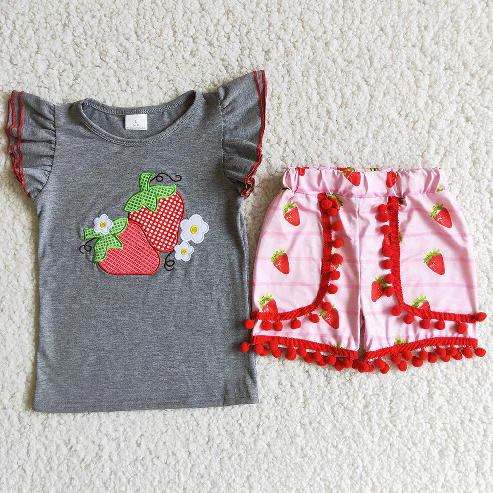 Strawberry Shorts Set **PRE ORDER**