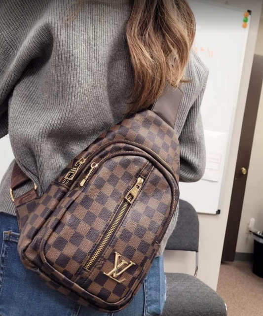 Checkered Sling Bag